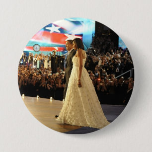 President Barack & Michele Obama 7.5 Cm Round Badge