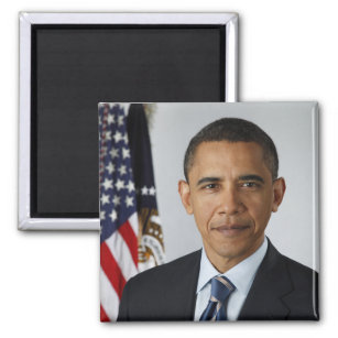 President Barack Obama 1st Term Official Portrait Magnet
