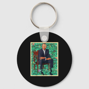 President Barack Obama 2028 Portrait Patriotic Dem Key Ring
