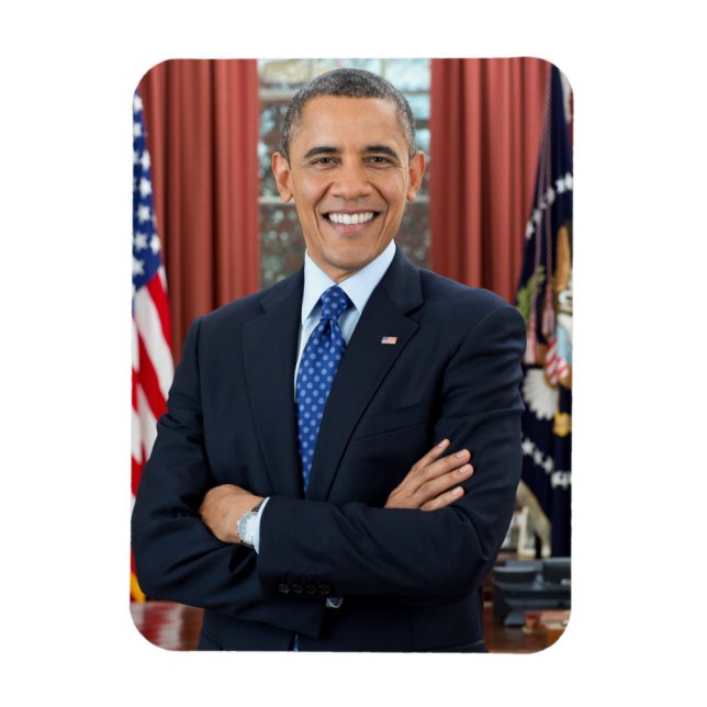 President Barack Obama 2nd Term Official Portrait Magnet (Vertical)