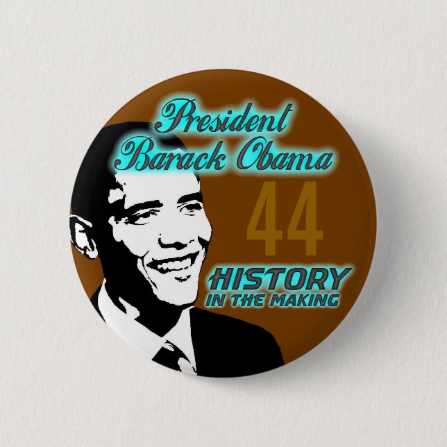 President Barack Obama 6 Cm Round Badge (Front)