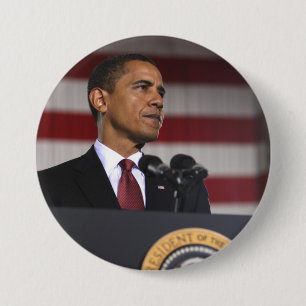 President Barack Obama 7.5 Cm Round Badge