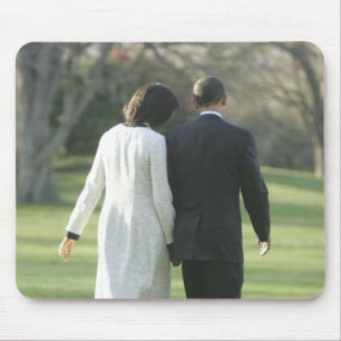 President Barack Obama and First Lady Michelle Mouse Mat
