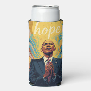 President Barack Obama and the Message of Hope Seltzer Can Cooler