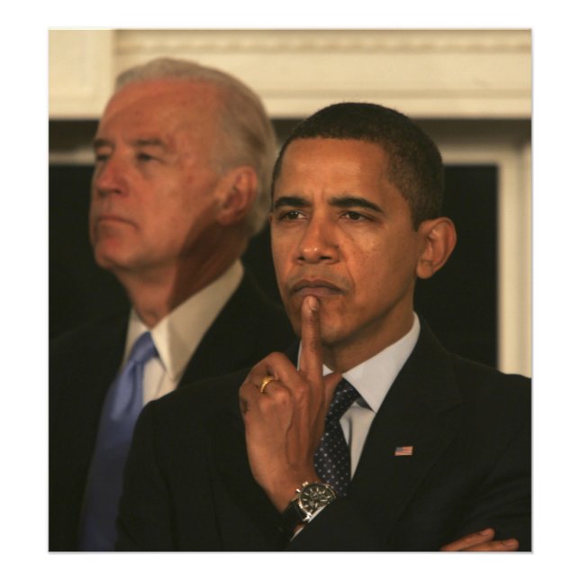 President Barack Obama and Vice President Photo Print (Front)