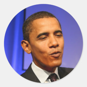 President Barack Obama Classic Round Sticker