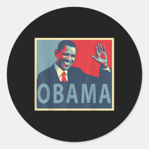 President Barack Obama Classic Round Sticker