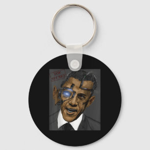 President Barack Obama Evil Cool Robot Key Ring