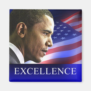 President Barack Obama Excellence Magnet