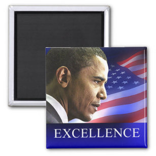 President Barack Obama Excellence Magnet