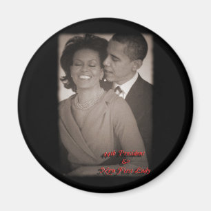 PRESIDENT BARACK OBAMA & FIRST LADY MAGNET