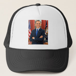 President Barack Obama in the Oval Office Trucker Hat