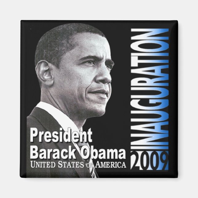 President Barack Obama Inauguration 2009 Magnet (Front)
