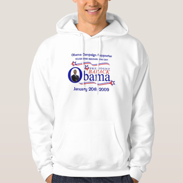 President Barack Obama Inauguration Day Hoodie (Front)