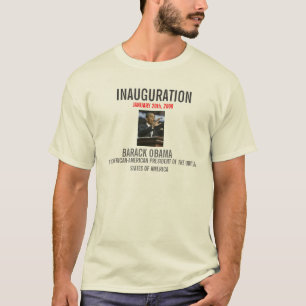 PRESIDENT BARACK OBAMA INAUGURATION T-SHIRT