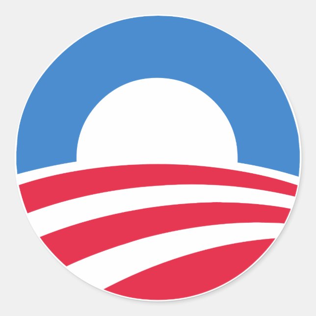 President Barack Obama Logo Stickers (Front)