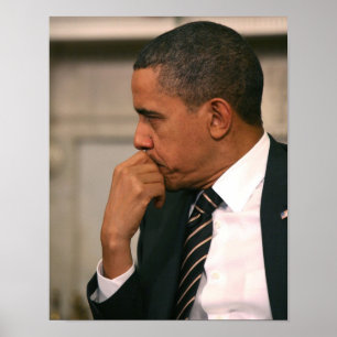 President Barack Obama meets with President Poster