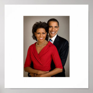 PRESIDENT BARACK OBAMA & MICHELLE OBAMA POSTER