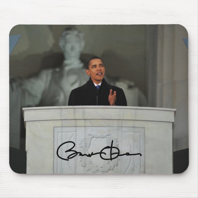 President Barack Obama Mouse Mat (Front)