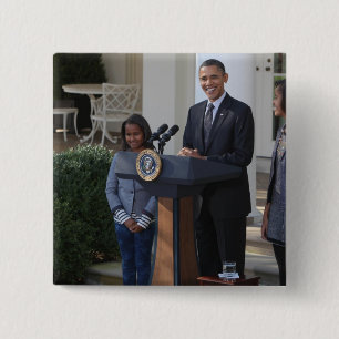President Barack Obama pardons the 15 Cm Square Badge