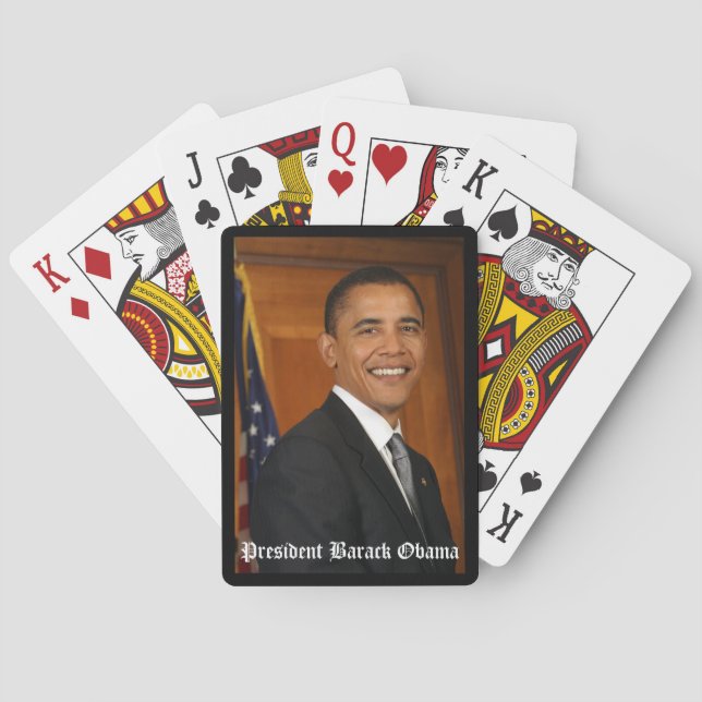 President Barack Obama Playing Cards (Back)