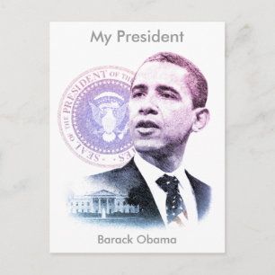 President Barack Obama Portrait Postcard