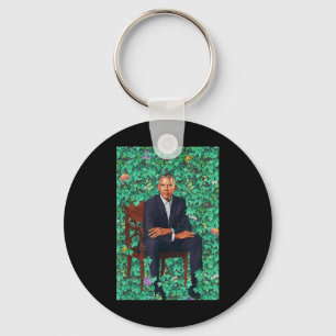 President Barack Obama Portrait Shirt Key Ring