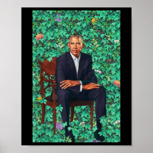 President Barack Obama Portrait Shirt Poster