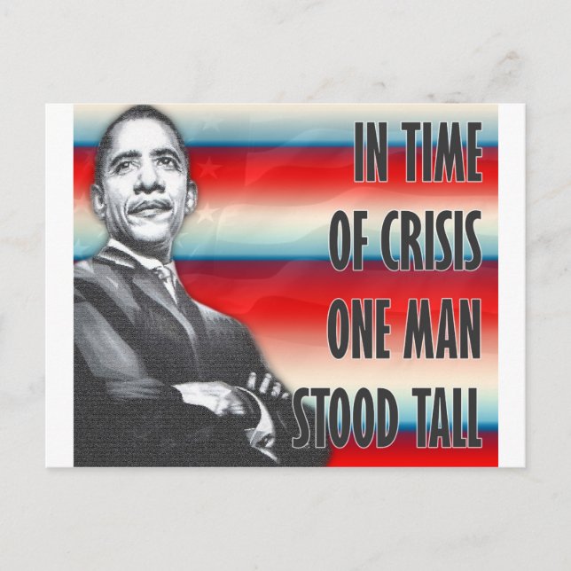 President Barack Obama Postcard (Front)