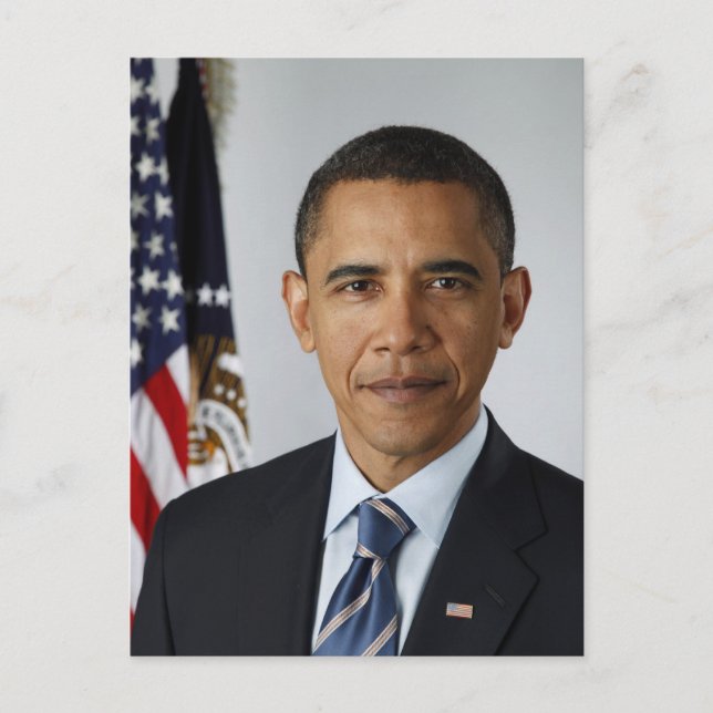 President Barack Obama Postcard (Front)