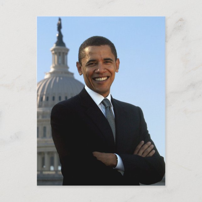 President Barack Obama Postcard (Front)