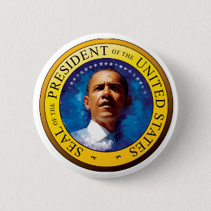 President Barack Obama Seal Button