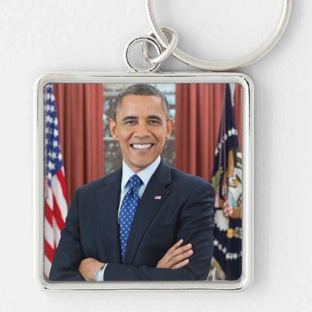 President Barack Obama Support Key Chain (Front)