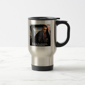 PRESIDENT BARACK OBAMA TRAVEL MUG