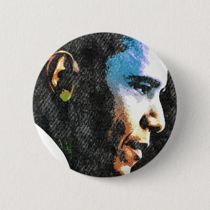 President Barack Obama Vintage 6 Cm Round Badge