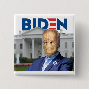 President Biden: The Day the Earth Stood Still 15 Cm Square Badge