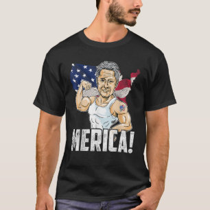 President Bill Clinton Merica 4th of July Funny Pa T-Shirt