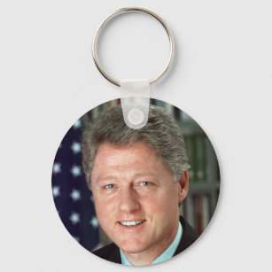 President Bill Clinton Official Portrait Key Ring