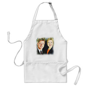 President Bill Clinton & President Hillary Clinton Standard Apron