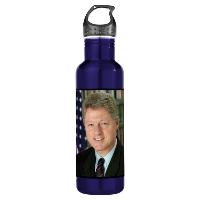President Bill Clinton White House Photo 710 Ml Water Bottle (Front)