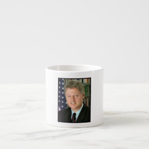 President Bill Clinton White House Photo Espresso Cup