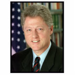 President Bill Clinton White House Photo Photo Sculpture Magnet<br><div class="desc">Bill Clinton is an American politician from Arkansas who served as the 42nd President of the United States (1993-2001). He took office at the end of the Cold War, and was the first baby-boomer generation President. --- During the administration of William Jefferson Clinton, the U.S. enjoyed more peace and economic...</div>