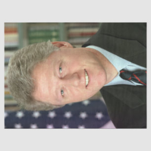 President Bill Clinton White House Photo Tissue Paper
