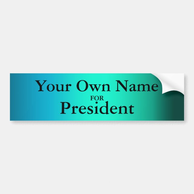President Bumper Sticker (Front)