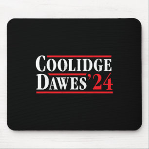 President Calvin Coolidge 1924 - Retro 4th Of July Mouse Mat