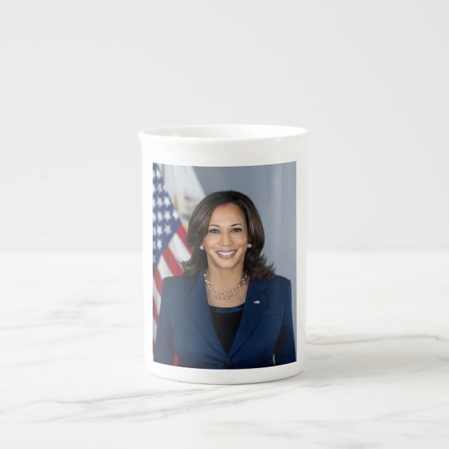 President Candidate Kamala Harris US 2024 Bone China Mug (Front)