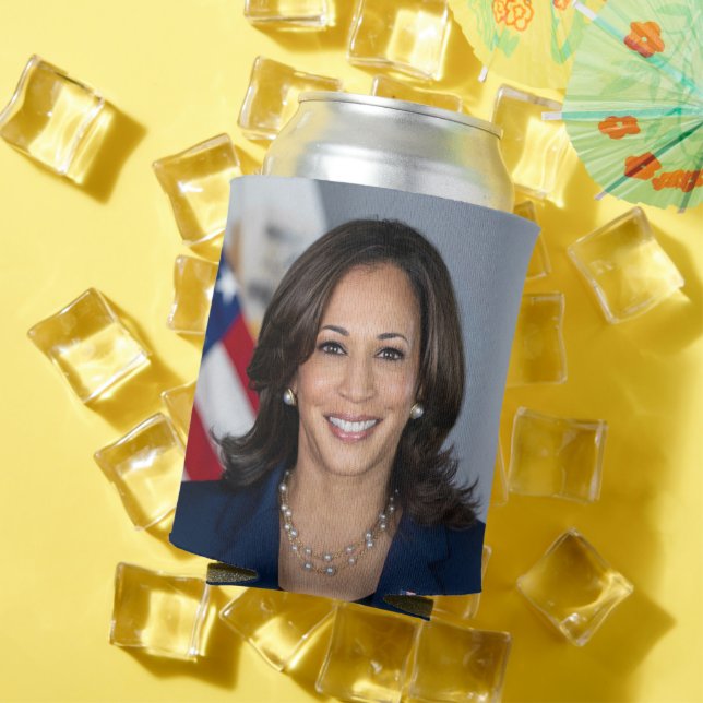 President Candidate Kamala Harris US 2024 Can Cooler (In Situ Summer)