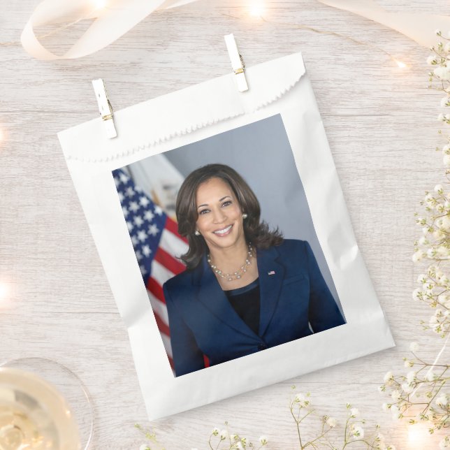 President Candidate Kamala Harris US 2024 Favour Bags (Clipped)