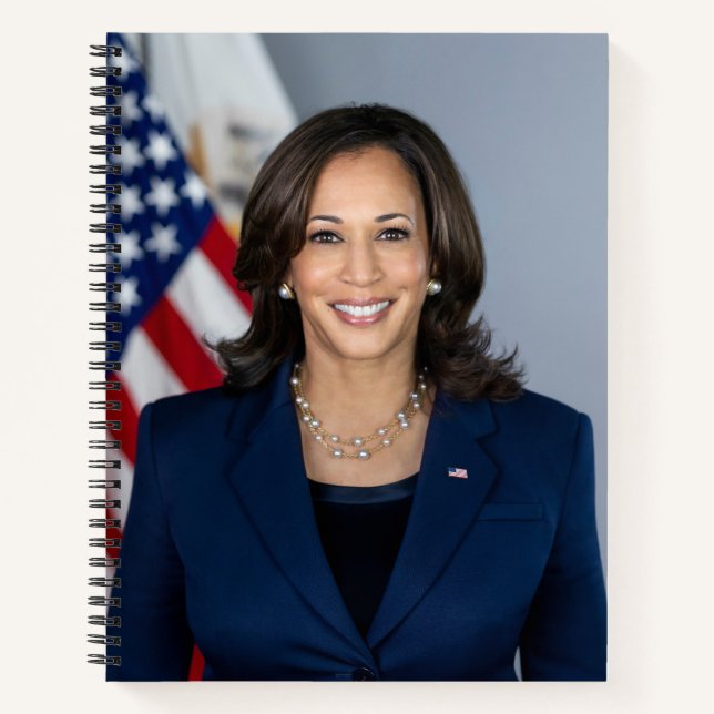 President Candidate Kamala Harris US 2024 Notebook (Front)
