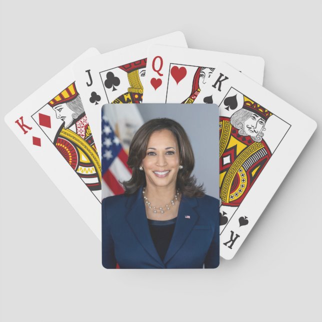 President Candidate Kamala Harris US 2024 Playing Cards (Back)